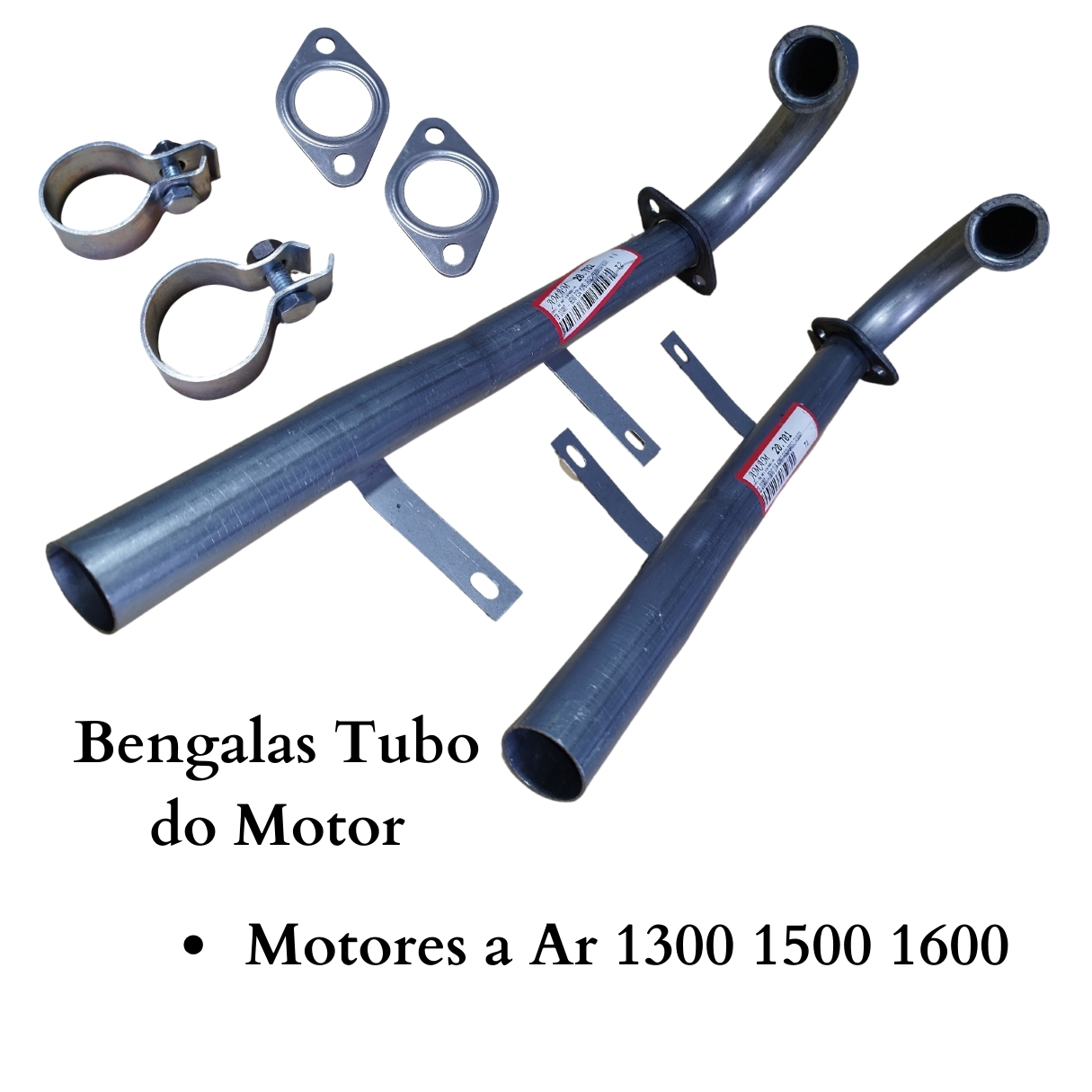 Par de Bengala Tubo do Motor Volkswagen F...