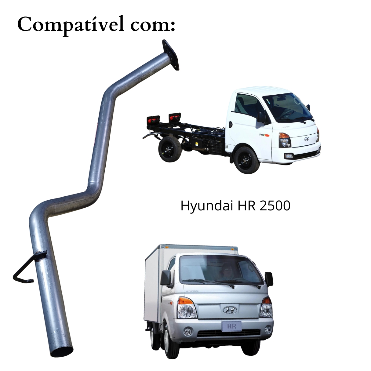 Escapamento Final Tubo de Saída Hyundai H...