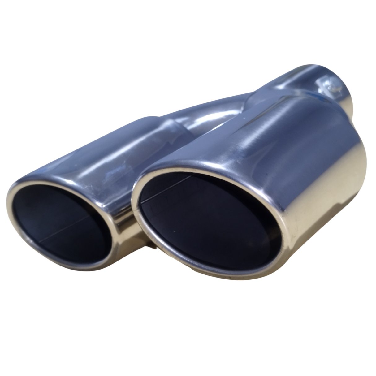Ponteira Universal Inox Dupla Oval Chanfr...
