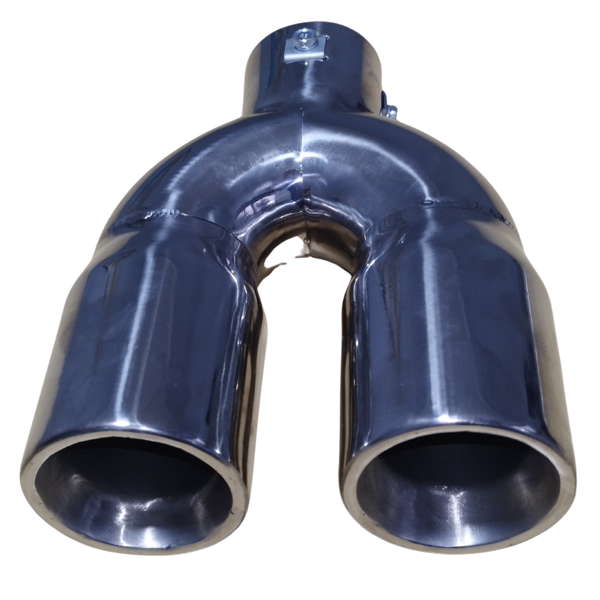 Ponteira Dupla Inox Redonda 3,5 Universal...