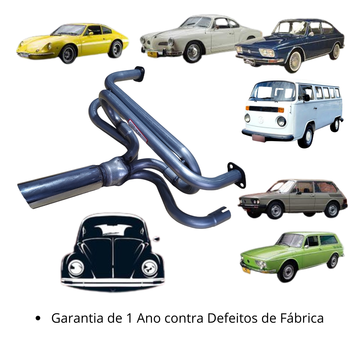 Escapamento Dimensionado Esportivo 4X1 Vo...