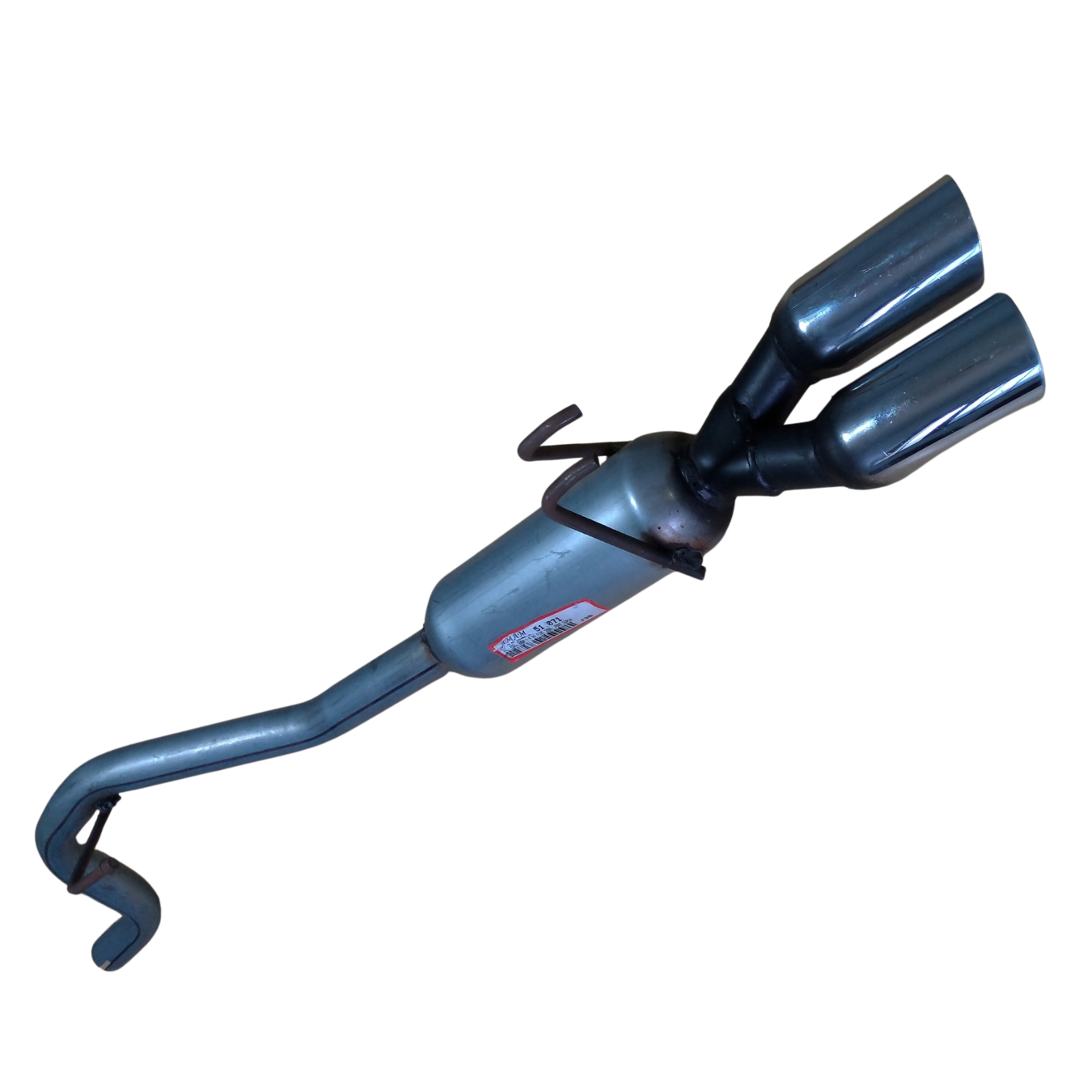 Escapamento Esportivo Ponteira Dupla Crom...