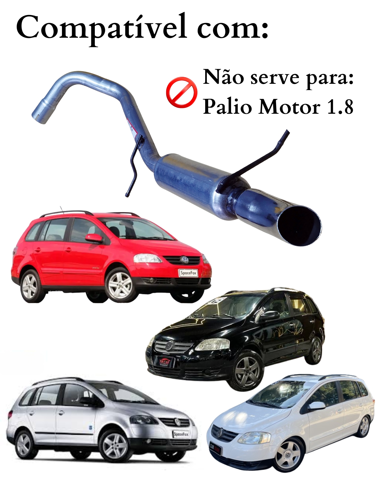 Escapamento Traseiro Esportivo Spacefox C...