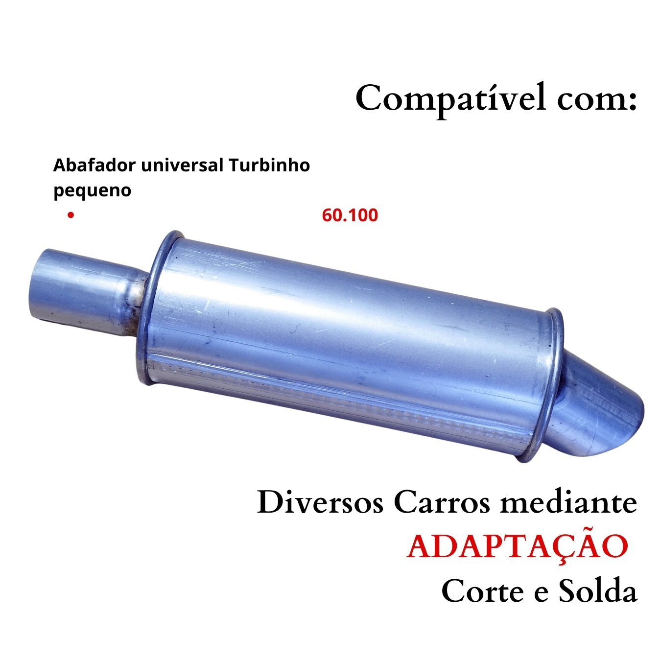 Abafador Universal Esportivo Adaptação Tu...