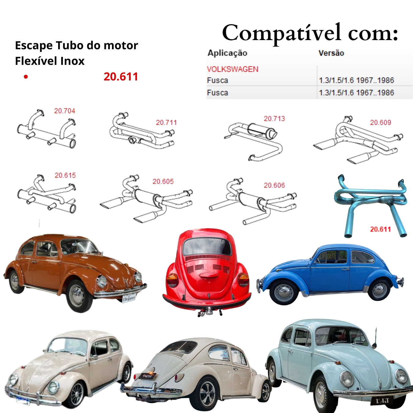 Dimensionado Escapamento Esportivo Volksw...