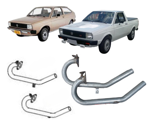 Kit Escapamento Bengalas Volkswagen Gol 1...