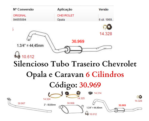 Silencioso Escapamento Traseiro Chevrolet...