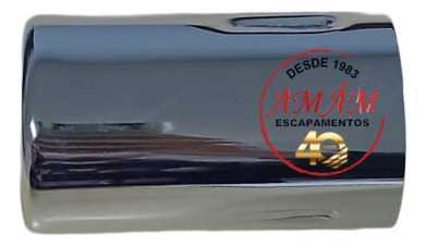 Ponteira Universal Cromada Reta Modelo Ford