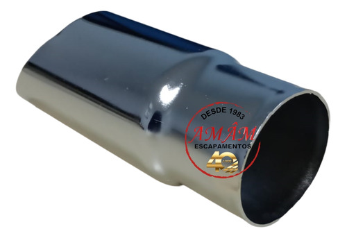 Ponteira Cromada 2 Polegadas Dodge Dart P...