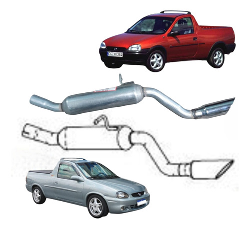 Escapamento Descarga Abafador Esportivo P...