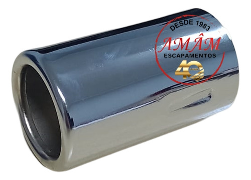 Ponteira Universal Cromada Reta Modelo Ford