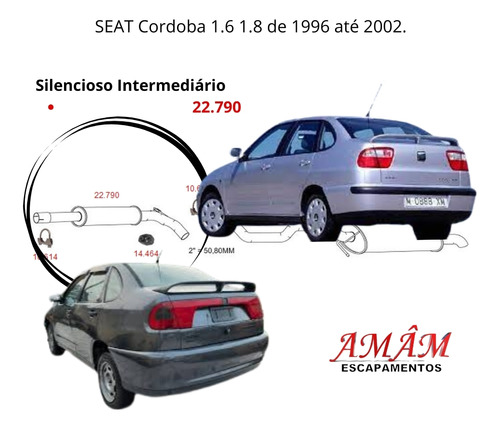 Silencioso Escapamento Completo Inter e T...