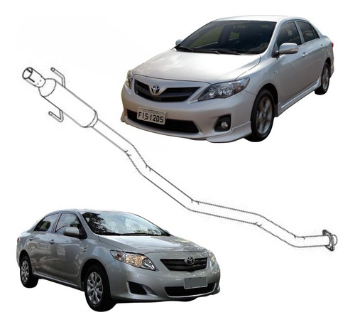 Escape Descarga Intermediária Toyota Coro...